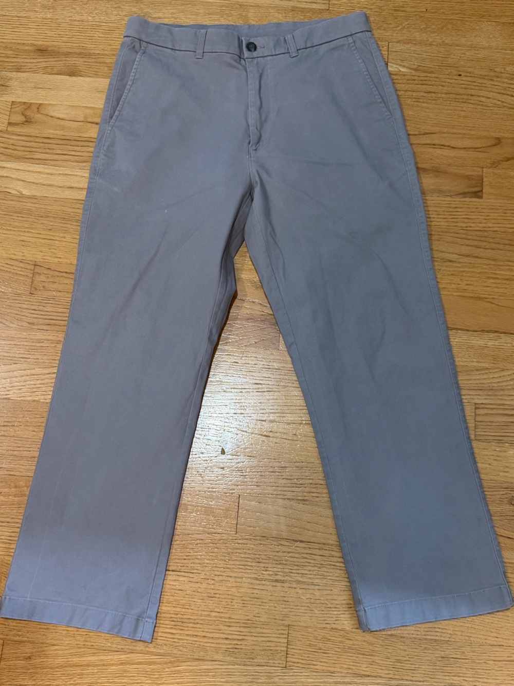 Roundtree & Yorke Straight-Leg Chinos in Slate
